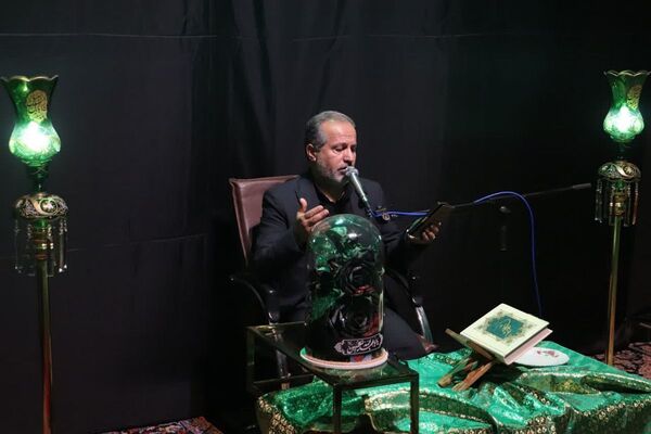 آیین تکریم مادران و همسران شهدا در شبستان بزرگ حرم بی‌بی سکینه(س)