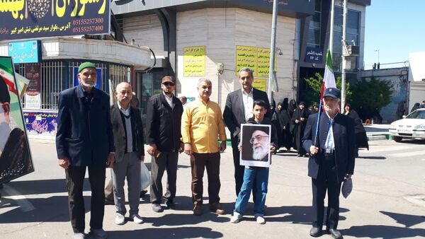مراسم راهپیمایی روز قدس در شهرستان کاشمر با حضور پررنگ مردم برگزار شد