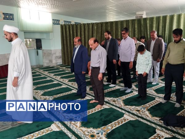 موکب دبیرستان ناصر در آموزش  و پرورش ناحیه ۷