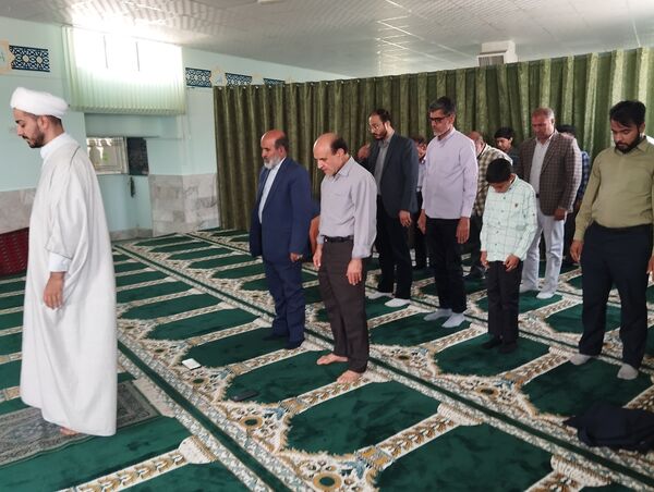 موکب دبیرستان ناصر در آموزش  و پرورش ناحیه ۷