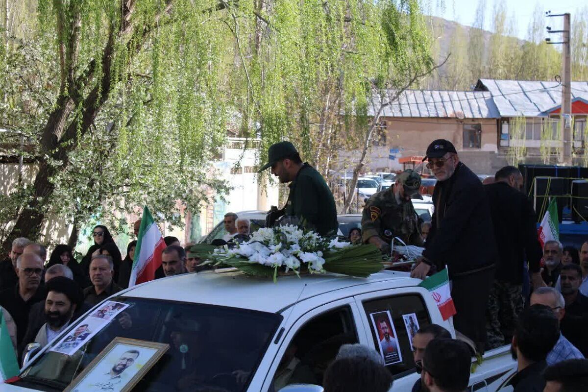 مهمان آسمانی در روستای شهیدپرور لزور