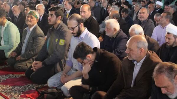 اقامه نماز جمعه روز جهانی قدس در شهرستان سمنان 