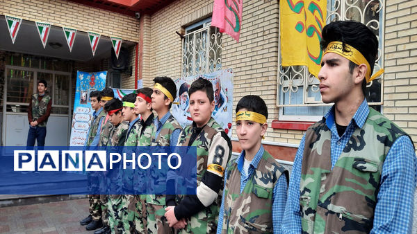 جشن انقلابی و جهاد تبیین در دبیرستان فرهنگ شهید پرکار مراغه