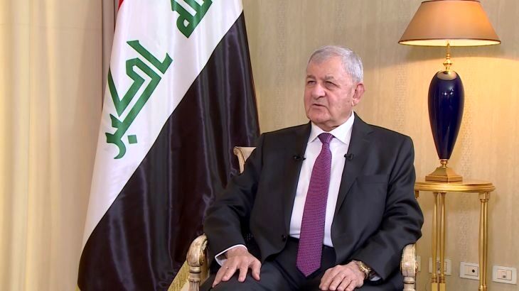 رئیس جمهور عراق خواستار مشارکت گسترده مردم در انتخابات پارلمانی شد