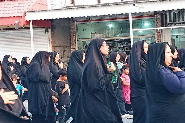 اجتماع عزادارن و سوگواران امام رضا ( ع) در شهرستان باشت