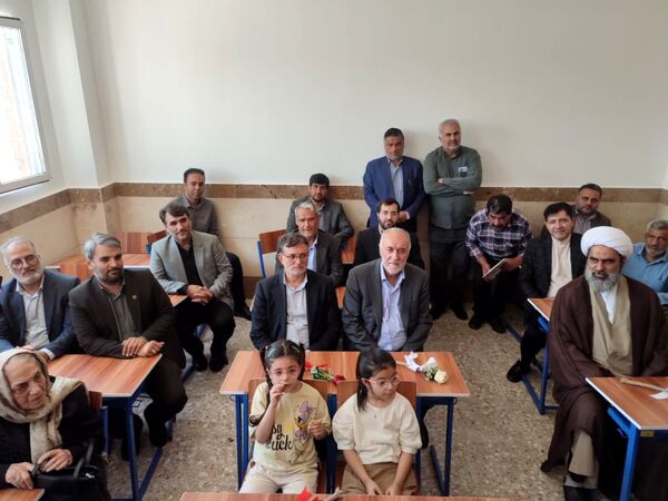 افتتاح دو مدرسه خیری ۹ کلاسه و شش کلاسه با حضور استاندار تهران در شهرستان ملارد
