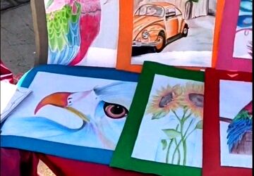 جشنواره فرهنگی و هنری در هنرستان فرید زاوه
