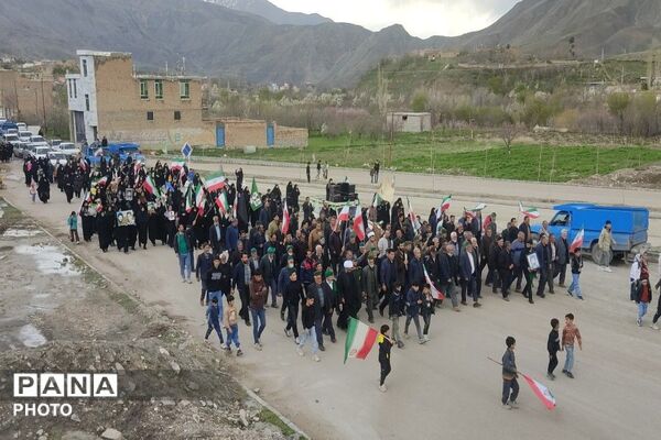 مراسم راهپیمایی اربعین شهادت قائد امت در شهر بار نیشابور-۱