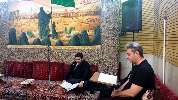 اعتکاف دانش‌آموزان منطقه ۱۶؛ دارالشهدای شهر تهران 