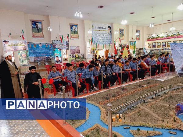 اردوی آموزشی تیراندازی و بازدید از موزه و مزار شهدای گمنام در شهرستان بروجرد