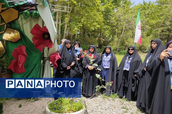 افتتاحیه بیست و پنجمین سالروز تاسیس سازمان دانش‌آموزی خراسان رضوی در اردوگاه باغرود نیشابور