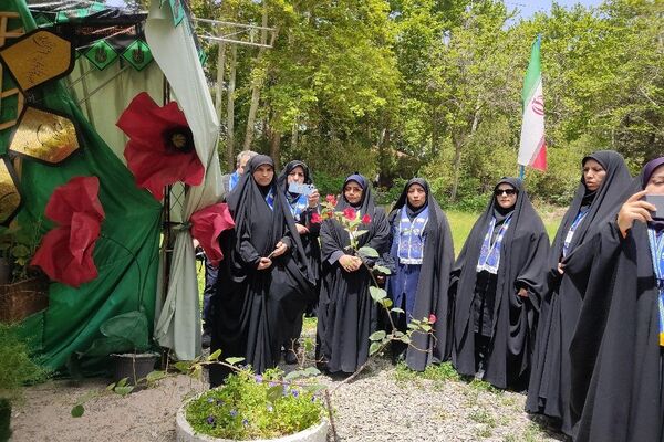 افتتاحیه بیست و پنجمین سالروز تاسیس سازمان دانش‌آموزی خراسان رضوی در اردوگاه باغرود نیشابور