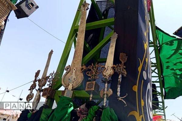 عزاداری باشکوه عزاداران حسینی در شهرآباد با حضور چهار روستا