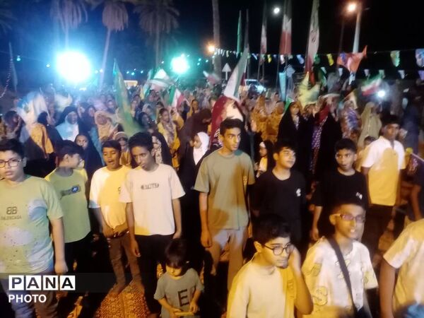 جشن عید غدیر در محله مارم باغ‌شهر فین