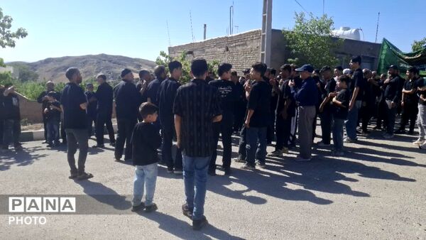 عزاداری شهادت اباعبدالله الحسین(ع) در روستای ابرجس