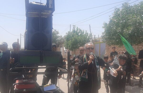 عزاداری روز عاشورای حسینی در روستای حسن آباد بلهر 