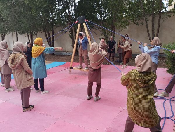 دومین مرحله اردوی تمشک در حاجی‌آباد
