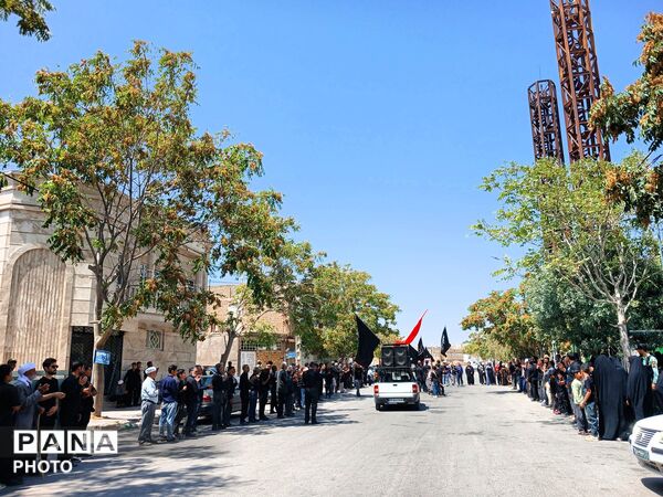 عزاداران باخرزی در سوگ یازدهمین امام شیعیان