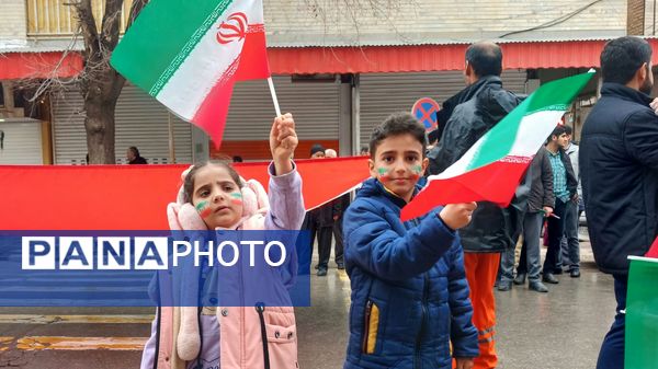 راهپیمایی ۲۲ بهمن در شهرستان فارسان