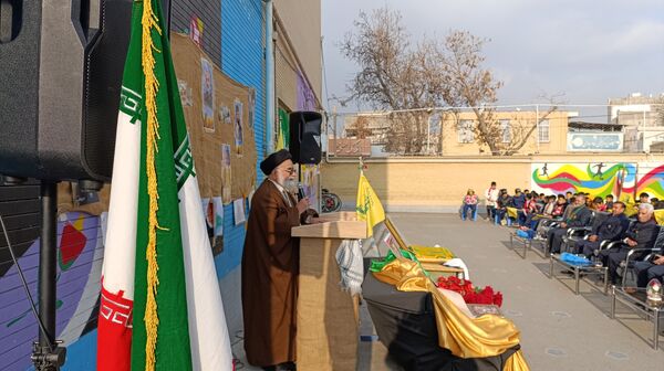 مراسم زنگ مقاومت در دبستان امیرمعزی 