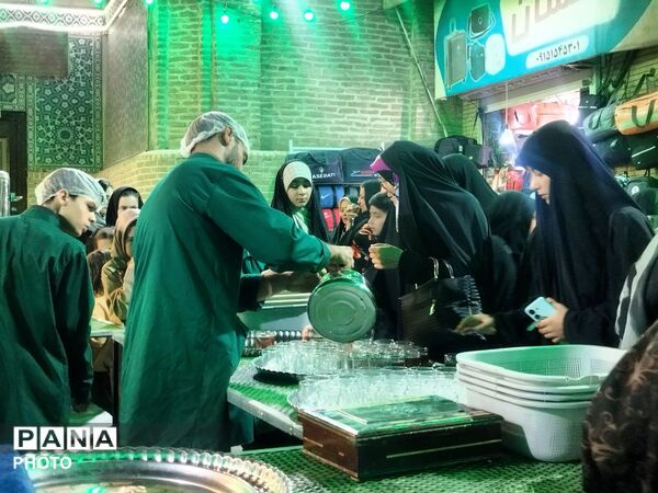 فعالیت چایخانه حضرت زهرا(س) در قاب پانا 