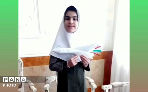 موشک‌های مقاومت  در دست دختران لالجین