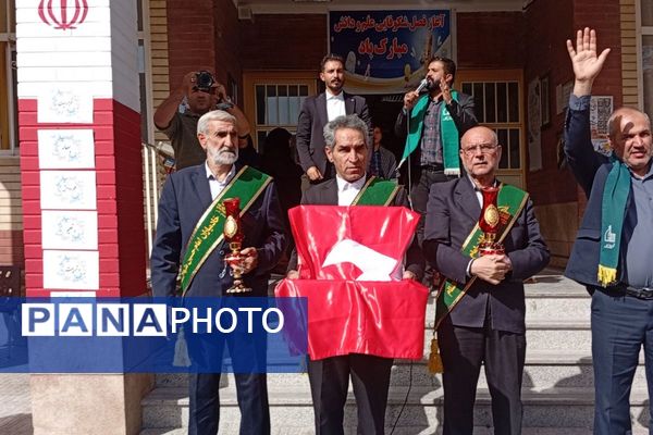 مدراس شهرستان قدس میزبان پرچم حرم امام حسین (ع) و شهید گمنام 