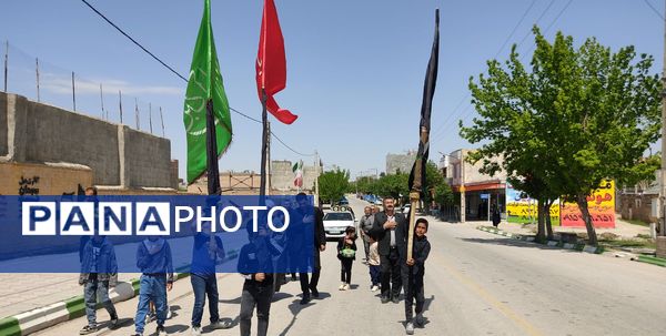 عزاداری شهادت امام صادق (ع) در شهر تیتکانلو