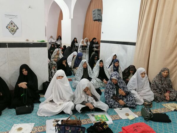 نماز جمعه در مسجد جامع شهرستان خلیل‌آباد