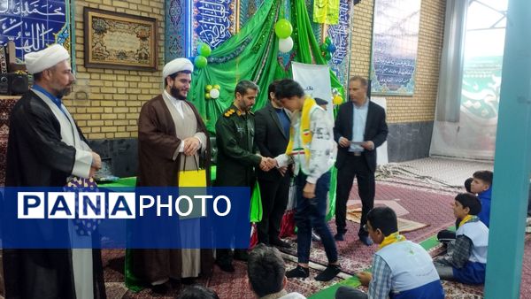 آغاز مسئولیت دینی؛ جشن سن تکلیف دانش‌آموزان پسر مدرسه شهید آیت‌الله مدرس قرچک