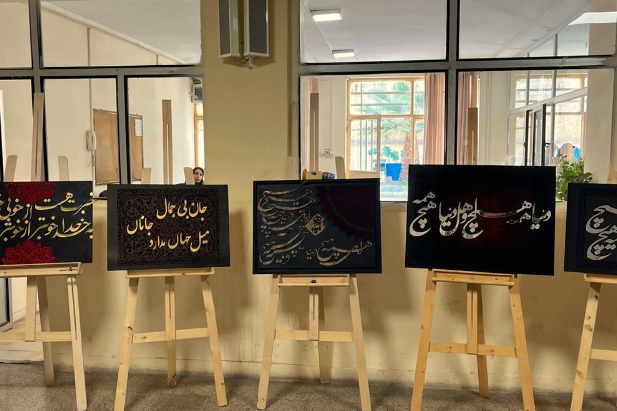 عطر گل‌ها و رنگ هنر در مدرسه فنی‌وحرفه‌ای هجرت به هم آمیخت