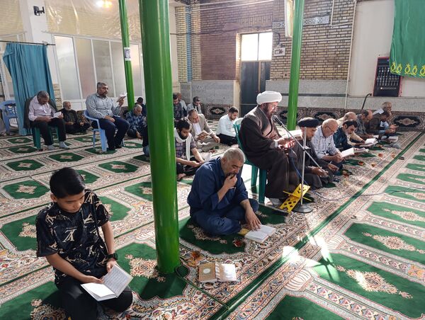 مراسم قرائت دعای ندبه در شهر سفیددشت 