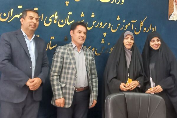 آیین تجلیل از دانش‌آموز خبرنگاران پانا در آموزش و پرورش شهرستان قدس