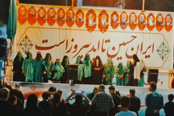 کوچه‌پس‌کوچه‌های کوهدشت در سوگ حضرت قاسم بن حسن (ع)