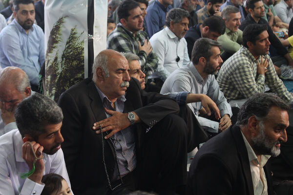 حضور نوجوانان در سی و پنجمین یادواره شهدای روستای فردوی قم