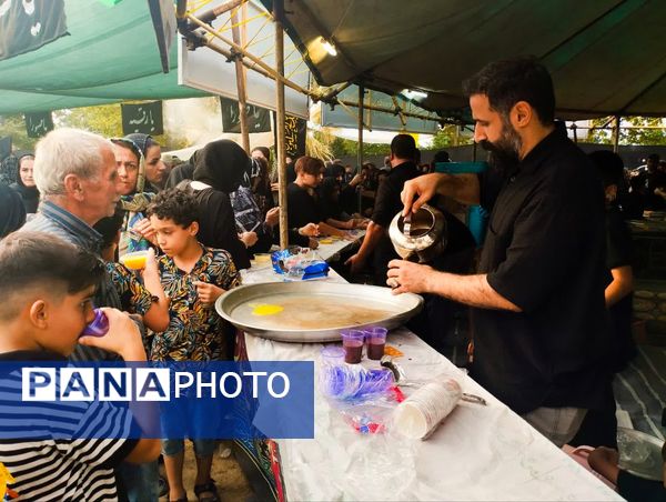 پیاده‌روی جاماندگان اربعین در میاندورود 