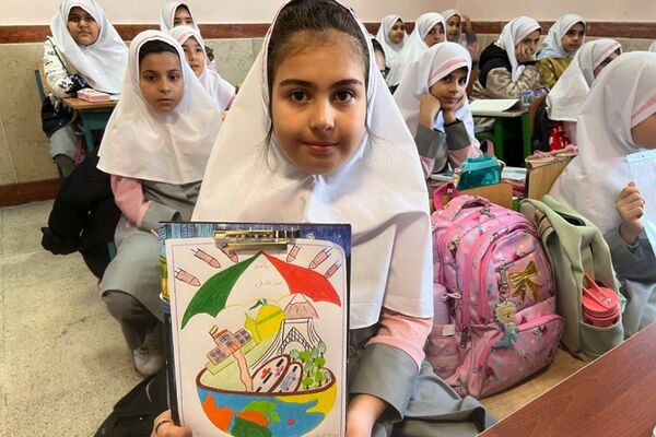 آموزش پدافند غیرعامل در مدارس ناحیه 2 شهرری 