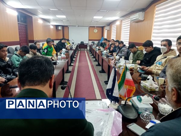 جلسه کمیته پشتیبانی بسیج دانش آموزی حوزه امام جعفر صادق علیه السلام