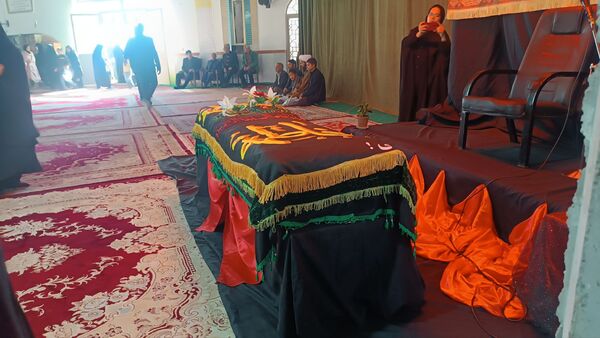 برگزاری مراسم تشییع نمادین پیکر حضرت فاطمه(س)در امامزاده سید محمد(ع)کاشمر