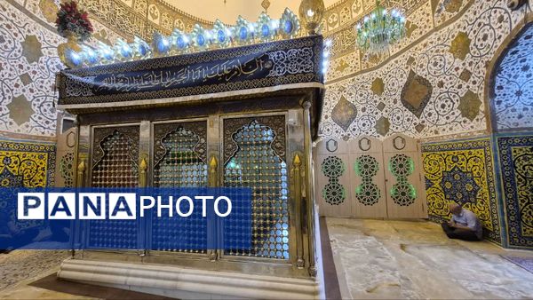 مراسم غبارروبی ضریح مطهر حضرت سلطانعلی(ع) همزمان با میلاد پیامبر(ص) و امام صادق(ع) در مشهد اردهال