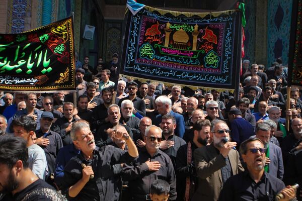 عزاداری رحلت پیامبر(ص) و شهادت امام حسن(ع) در صحن آستان مقدس سلطانعلی(ع) مشهداردهال کاشان
