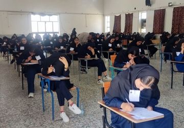 دبیرستان سمیه میزبان امتحانات نهایی شد