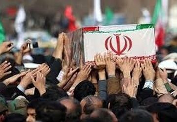  مراسم تشییع پیکر اهالی بهشت در شهر محمدآباد