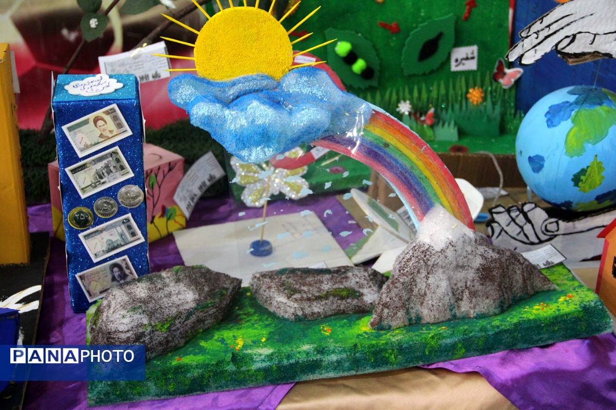 رونمایی از خلاقیت دانش‌آموزان؛ نمایشگاه جابر بن حیان در قیامدشت