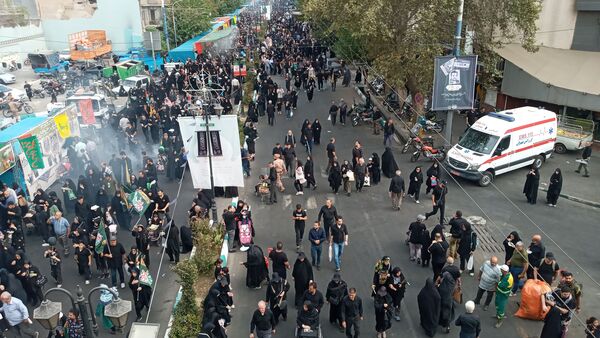 برپایی موکب عشاق الحسین سازمان دانش‌آموزی شهر تهران