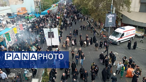 برپایی موکب عشاق الحسین سازمان دانش‌آموزی شهر تهران
