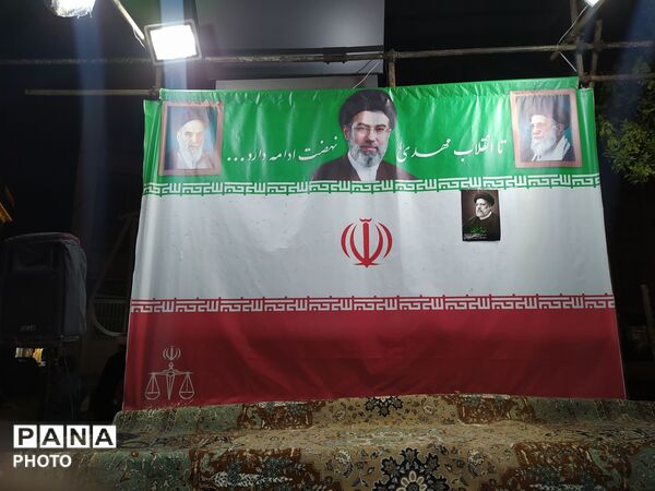 گذری در تجمع مردم محله خیابان شهید مدرس مشهد