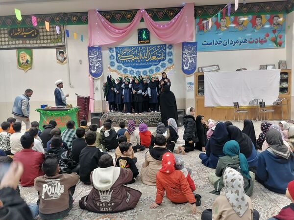 مراسم ولادت امام علی (ع)و سالگرد شهادت حاج قاسم سلیمانی در مسجد چهارده معصوم الغدیر