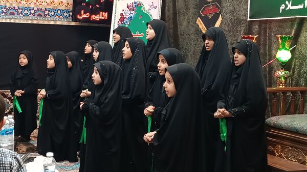 افتتاح نمایشگاه اندیشکده ندبه در هیات مهدیون کرج شاهین ویلا