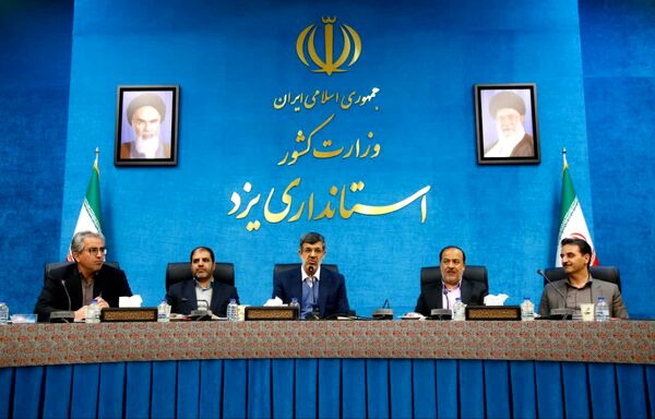 اولین نشست خبری استاندار یزد 